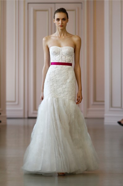 Gown by Oscar de la Renta
